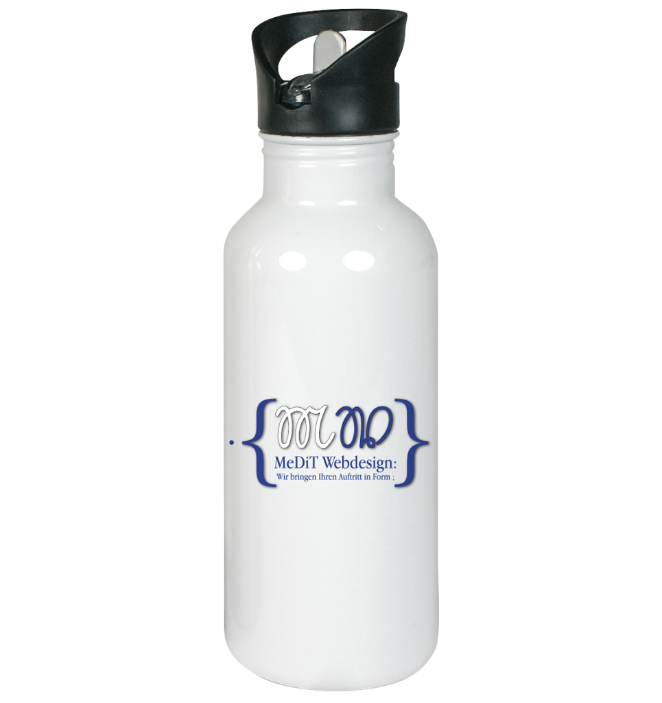 MeDiT - Webdesign - Edelstahl-Trinkflasche