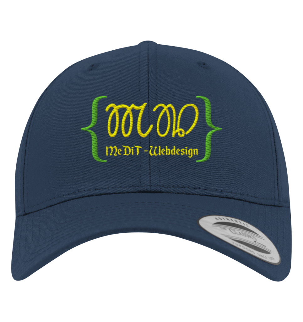 MeDiT - Webdesign - Brasil- Stick - Premium Baseball Cap