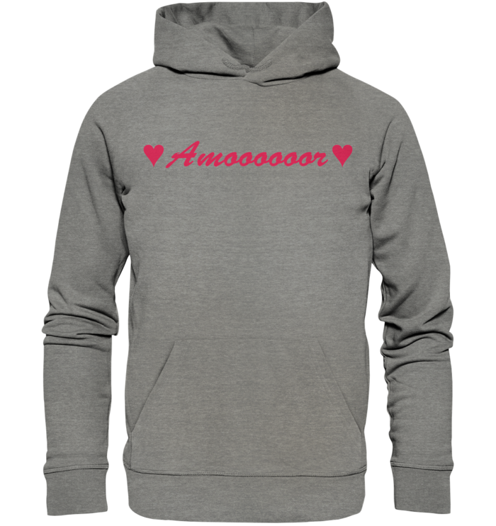 Amoooooor - Organic Hoodie – Bild 3