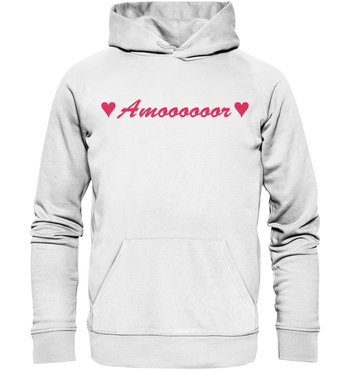 Amoooooor - Organic Hoodie – Bild 5