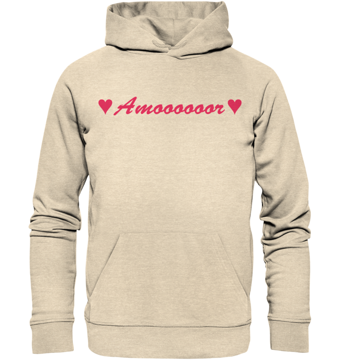 Amoooooor - Organic Hoodie – Bild 4