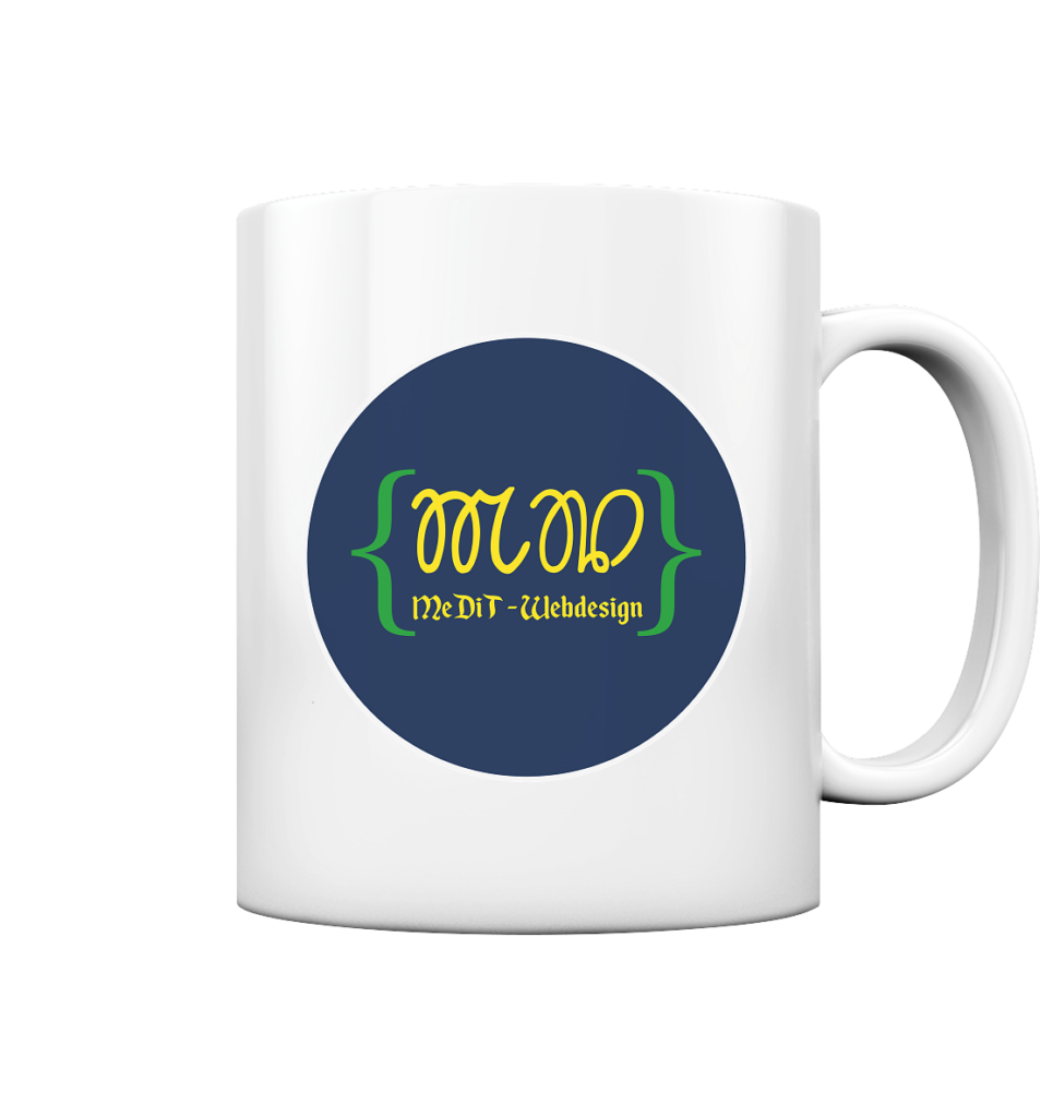 MeDiT-Webdesign - Tasse glossy